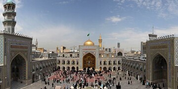 ۲ قاب از حرم امام رضا (ع) با صد سال اختلاف+عکس