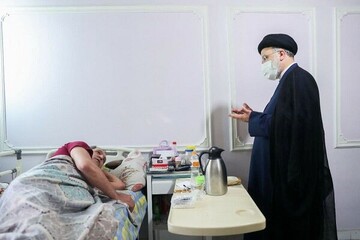 حضور سرزده «رئیسی» در آسایشگاه جانبازان امام خمینی(ره)