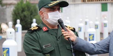 سپاه قدس نفسی تازه به بیمارستان‌های گیلان بخشید/ توزیع بیش از ۵۰۰ کپسول اکسیژن در بیمارستان‌های گیلان