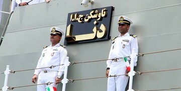 مراسم رسمی استقبال از ناوگروه ۸۶ ارتش/ صلابت و عظمت ایران در ۲۱۳ روز دریانوردی شکوهمند