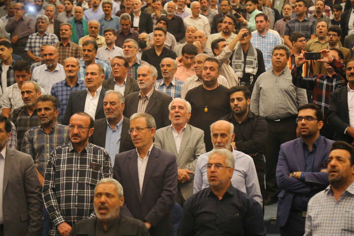 همایش بزرگ هیئت خادم الشهداء قم برگزار شد همایش بزرگ هیئت خادم الشهداء قم