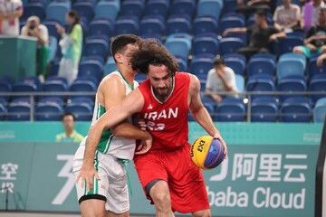 صعود بسکتبال سه‌نفره ایران به یک‌چهارم نهایی رقابت‌های کاپ آسیا