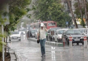 بارش باران در اغلب مناطق کشور