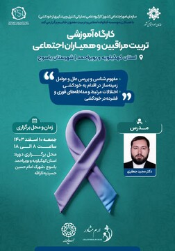 کارگاه آموزشی تربیت مربی مراقبین و همیاران اجتماعی در استان کهگیلویه و بویراحمد برگزار می شود