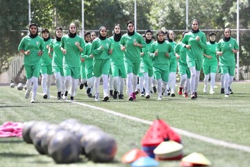 آغاز تمرینات تیم ملی فوتبال بانوان برای حضور در انتخابی جام ملت‌ها