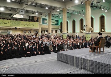 دیدار جمعی از معلمان با رهبر معظم انقلاب