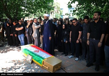 تشییع پیکر حمیدرضا درجاتی
