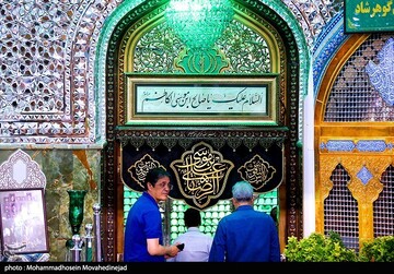 مراسم بزرگداشت شهدای خدمت در امامزاده صالح(ع)