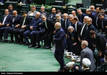 مراسم بزرگداشت شهدای خدمت در مجلس شورای اسلامی