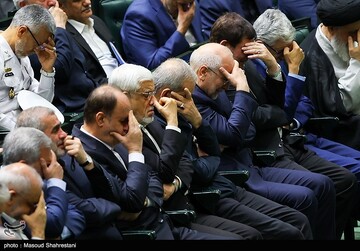 مراسم بزرگداشت شهدای خدمت در مجلس شورای اسلامی