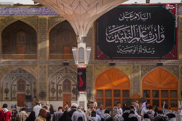 کتیبه‌های شهادت امام جواد(ع) در حرم علوی