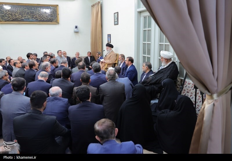 دیدار وزیر کشور و استانداران با رهبر معظم انقلاب