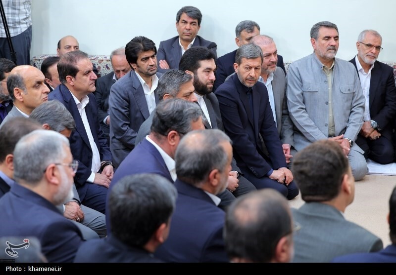 دیدار وزیر کشور و استانداران با رهبر معظم انقلاب