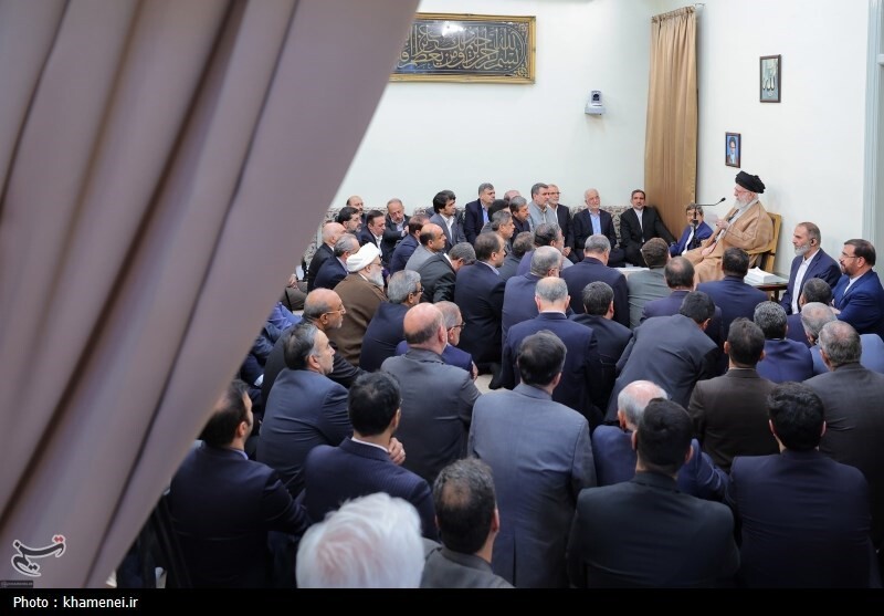 دیدار وزیر کشور و استانداران با رهبر معظم انقلاب