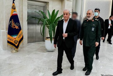 دیدار معاون دبیرکل جبهه مردمی برای آزادی فلسطین با سردار سلامی