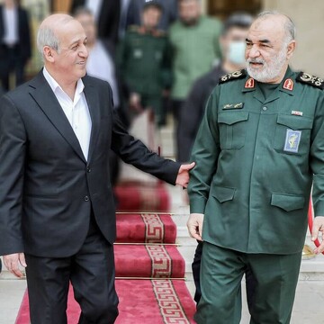 دیدار معاون دبیرکل جبهه مردمی برای آزادی فلسطین با سردار سلامی