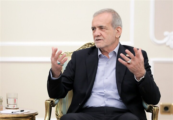 تأکید پزشکیان بر عزم ایران در حمایت از فلسطین