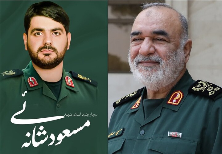 تشییع پیکر شهید سلامی در گلپایگان
