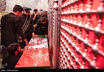 مراسم خاکسپاری شهدای اقتدار ایران در امامزاده صالح(ع)