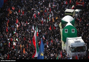 تشییع شهدای اقتدار ملی در تهران