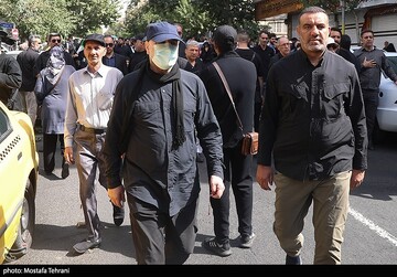 تشییع شهدای اقتدار ملی در تهران