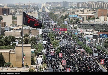 تشییع شهدای اقتدار ملی در تهران