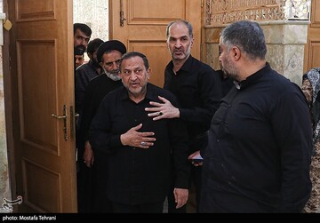 تشییع و خاکسپاری پیکر شهید «حسین سلامی» در حرم عبدالعظیم(ع)