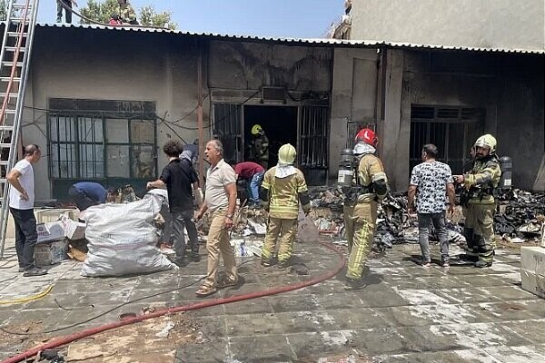 جزئیات حریق در انبار کفش بازار تهران