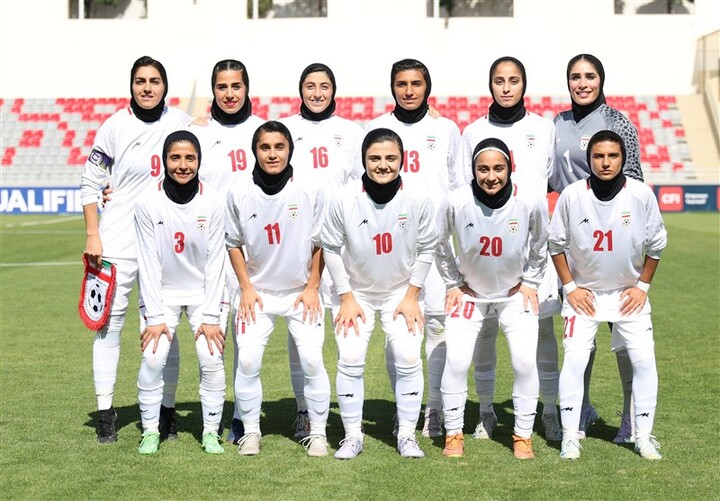 شکست تیم فوتبال بانوان ایران برابر لبنان