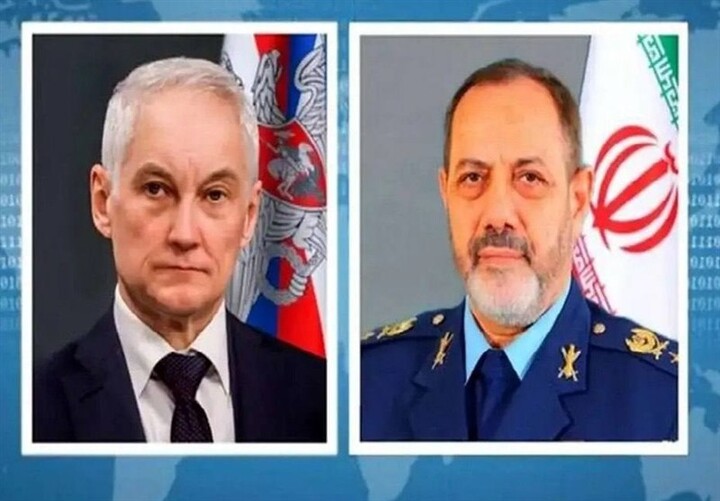 دیدار وزیران دفاع ایران و روسیه در مسکو