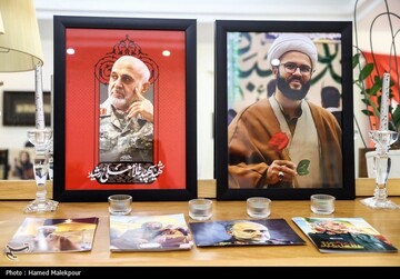 حضور قالیباف در منزل سرداران شهید رشید، سلامی و محققی