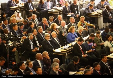 حضور قالیباف در ششمین کنفرانس رؤسای مجالس جهان