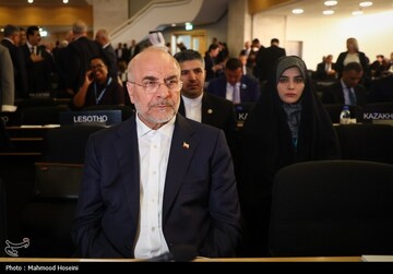 حضور قالیباف در ششمین کنفرانس رؤسای مجالس جهان