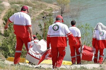 واژگونی ون زائران ایرانی در مسیر نجف به مهران