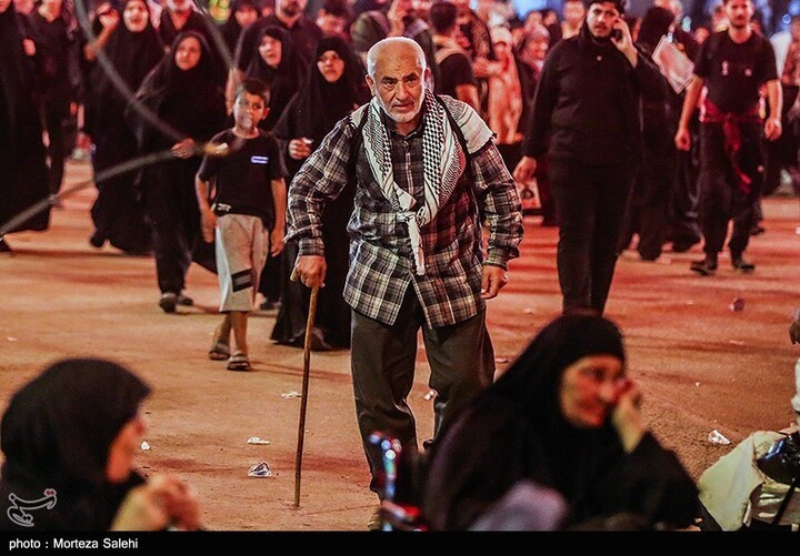 پیاده روی شبانه در مسیر نجف به کربلا کربلا