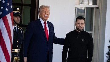 ترامپ: عصر دوشنبه در کاخ سفید با زلنسکی دیدار می‌کنم