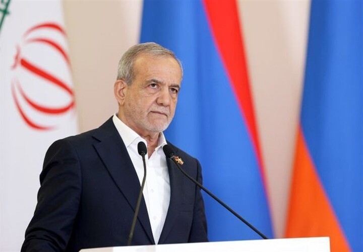 پزشکیان: ایران از مذاکرات صلح میان آذربایجان و ارمنستان حمایت می‌کند