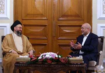 دیدار حکیم با قالیباف؛ تأکید بر گسترش همکاری‌های پارلمانی و حمایت از ثبات منطقه