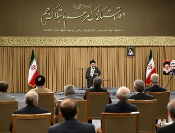 دیدار رئیس‌جمهور و اعضای هیئت دولت با مقام معظم رهبری