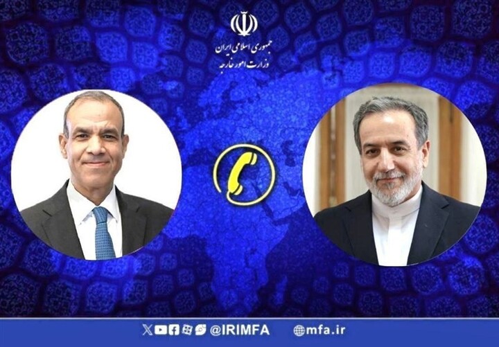 گفتگو عراقچی و همتای مصری درباره نسل کشی در غزه و موضوع هستهای ایران گفتگو عراقچی و همتای مصری درباره نسل کشی در غزه و موضوع هستهای ایران