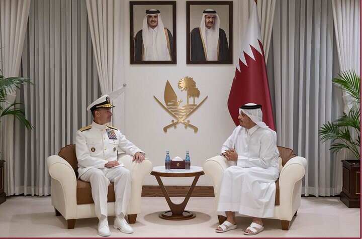 گسترش همکاری نظامی محور دیدار نخست وزیر قطر و فرمانده سنتکام در دوحه image-20250914030834-1.jpeg