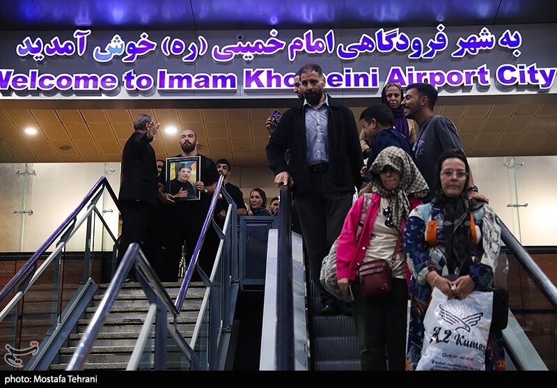 ورود تیم ملی کشتی آزاد به ایران