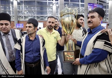 ورود تیم ملی کشتی فرنگی به ایران