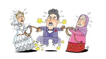 همسرم به خانواده ام ذهنیت منفی دارد