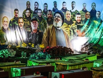 مراسم شب شهادت سید حسن نصرالله لبنان