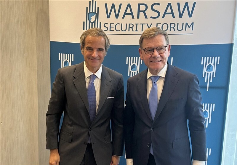 رایزنی گروسی با وزرای خارجه فرانسه و آلمان درباره ایران