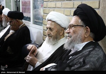 مراسم ترحیم و بزرگداشت همسر آیت‌الله سیستانی در قم