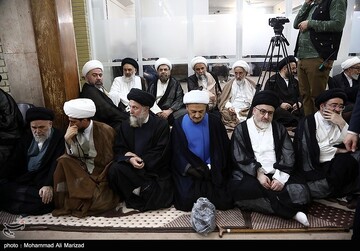 مراسم ترحیم و بزرگداشت همسر آیت‌الله سیستانی در قم