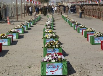 بازگشت پیکر 44 شهید از مرز شلمچه به کشور
