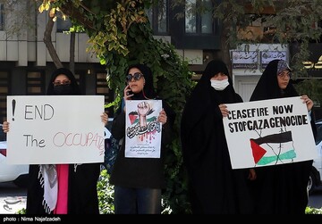 اجتماع دانشجویان مشهد در سالروز عملیات طوفان‌الاقصی
